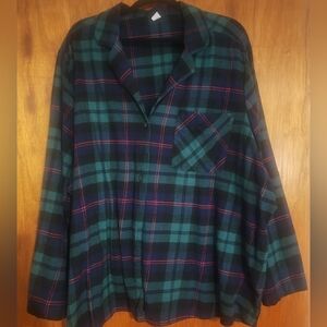 3/$12 Or $5 Each                 OLD NAVY Plaid Flannel Sleepshirt